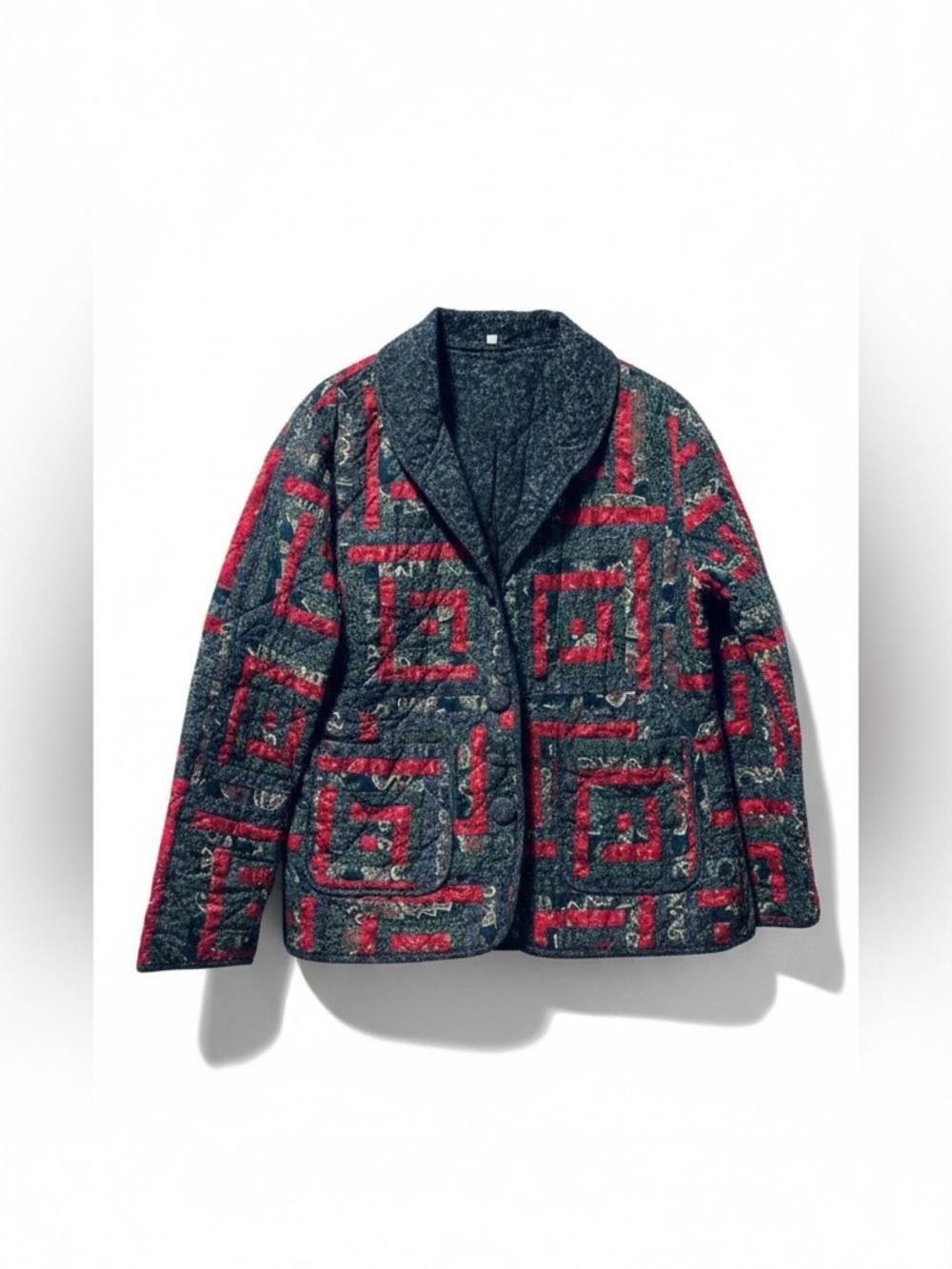 Donna Sharp Quilted Patchwork Jacket – Large
